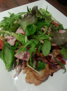 Panzanella with Bacon